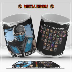 Artes Canecas Mortal Kombat