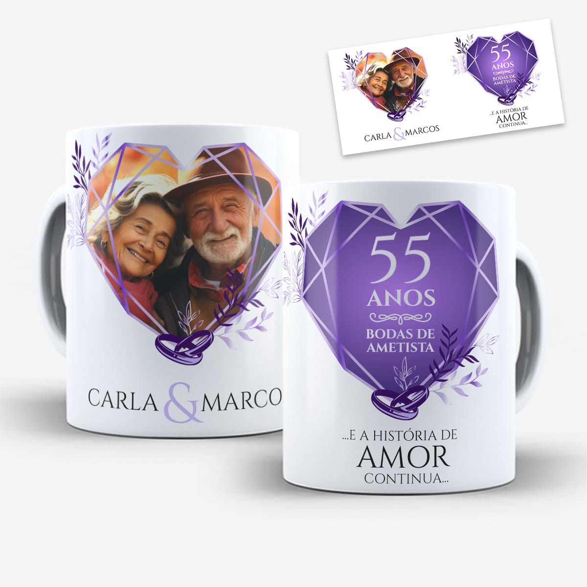 Caneca Bodas de Ametista