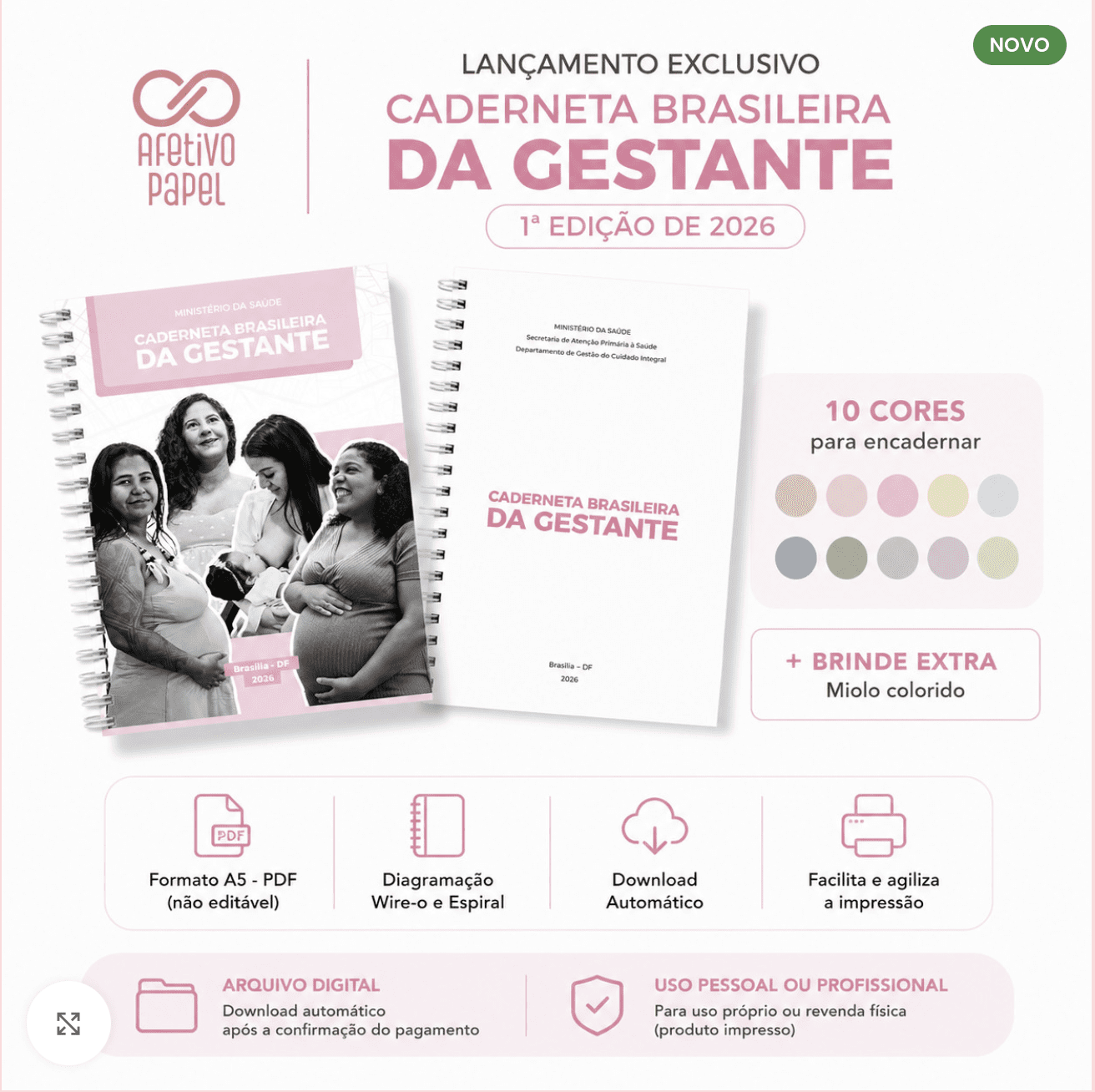 Caderneta Gestante 1º Edição 2026
