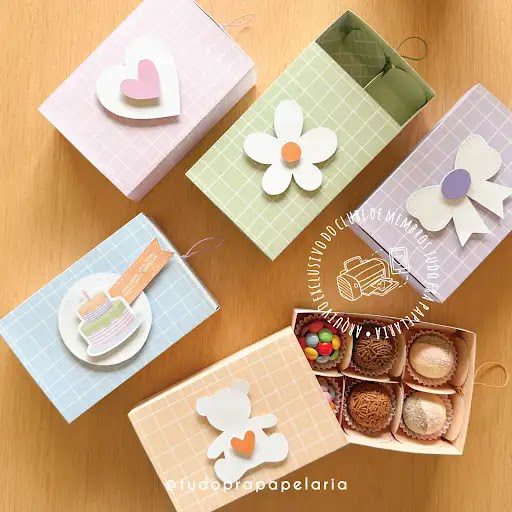 Caixa Deslizar 6 Doces - Presente