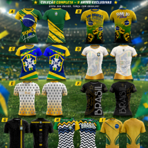 Copa10 - Camiseta Sublimação Total Copa 2026 Hexa