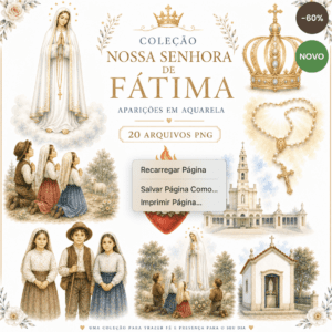 Coleção Nossa Senhora De Fátima – Aparições Em Aquarela