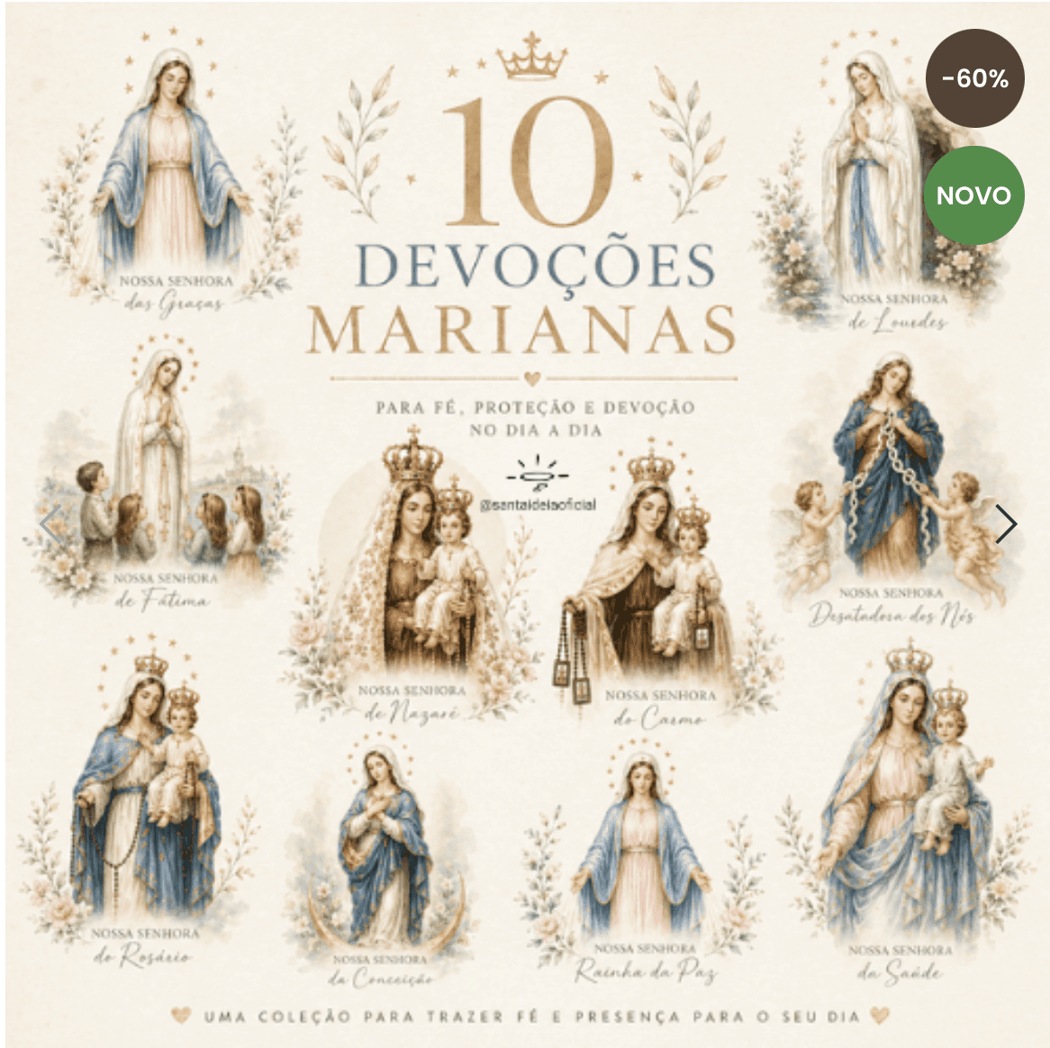 Coleção Santos Católicos Vol. 02 – Devoções Marianas