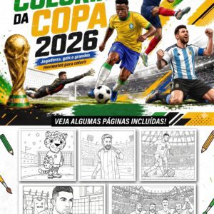Livro De Colorir Da Copa 2026