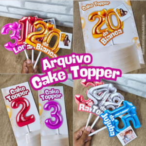 Cake Topper - Ballon