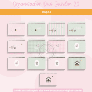 Organizador Duo Jardim A5 2.0
