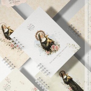 Caderno Santa Rita De Cássia+ 5 Capas