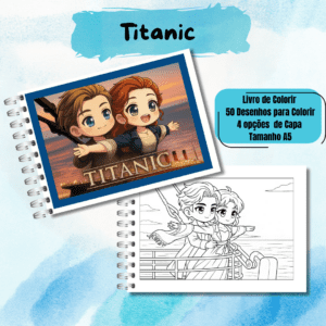 Livro de Colorir - Titanic