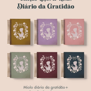 Diário da Gratidão Coleção Laços & Rosas Wire-o