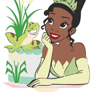 Topo de Bolo - A Princesa e o Sapo #01