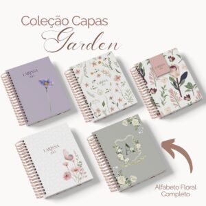 Encadernação - Coleção Capas Garden + Planner Diário