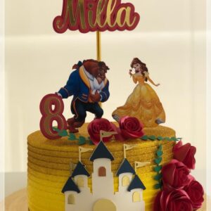 21  Topo de Bolo - A Bela e A Fera