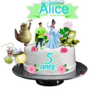 Topo de Bolo - A Princesa e o Sapo #03