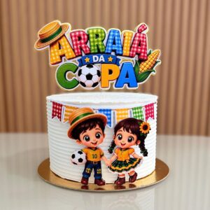 Topo de Bolo - Arraiá da Copa #2