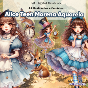 Alice 15 Morena Aquarela