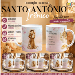 Pack de Artes - Santo Antonio Ironico