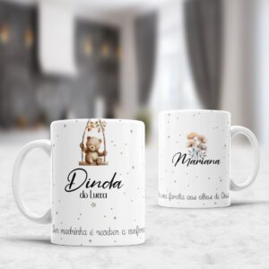 Caneca Coleção Padrinhos - Ursinho