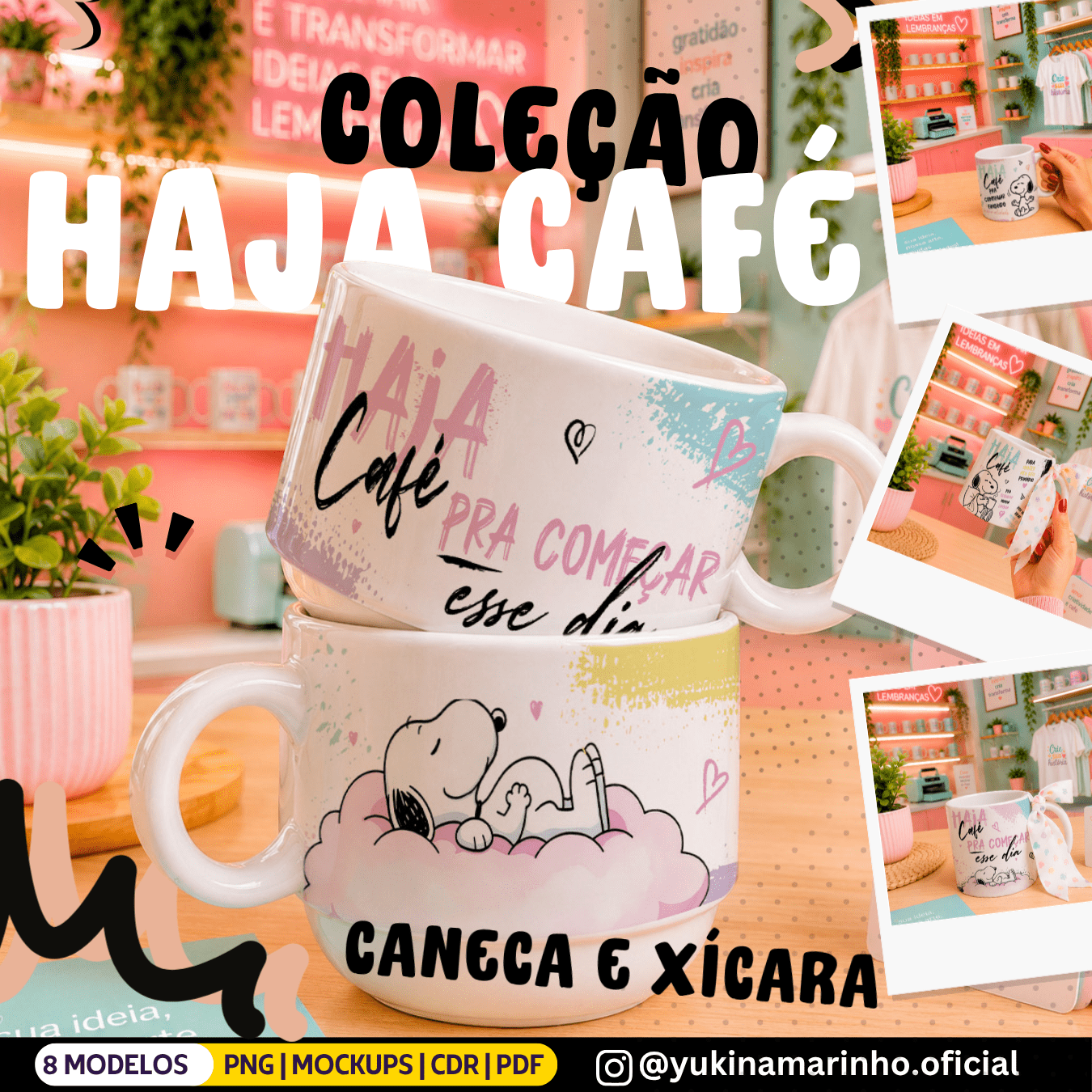 Pack Haja Cafe Snoopy