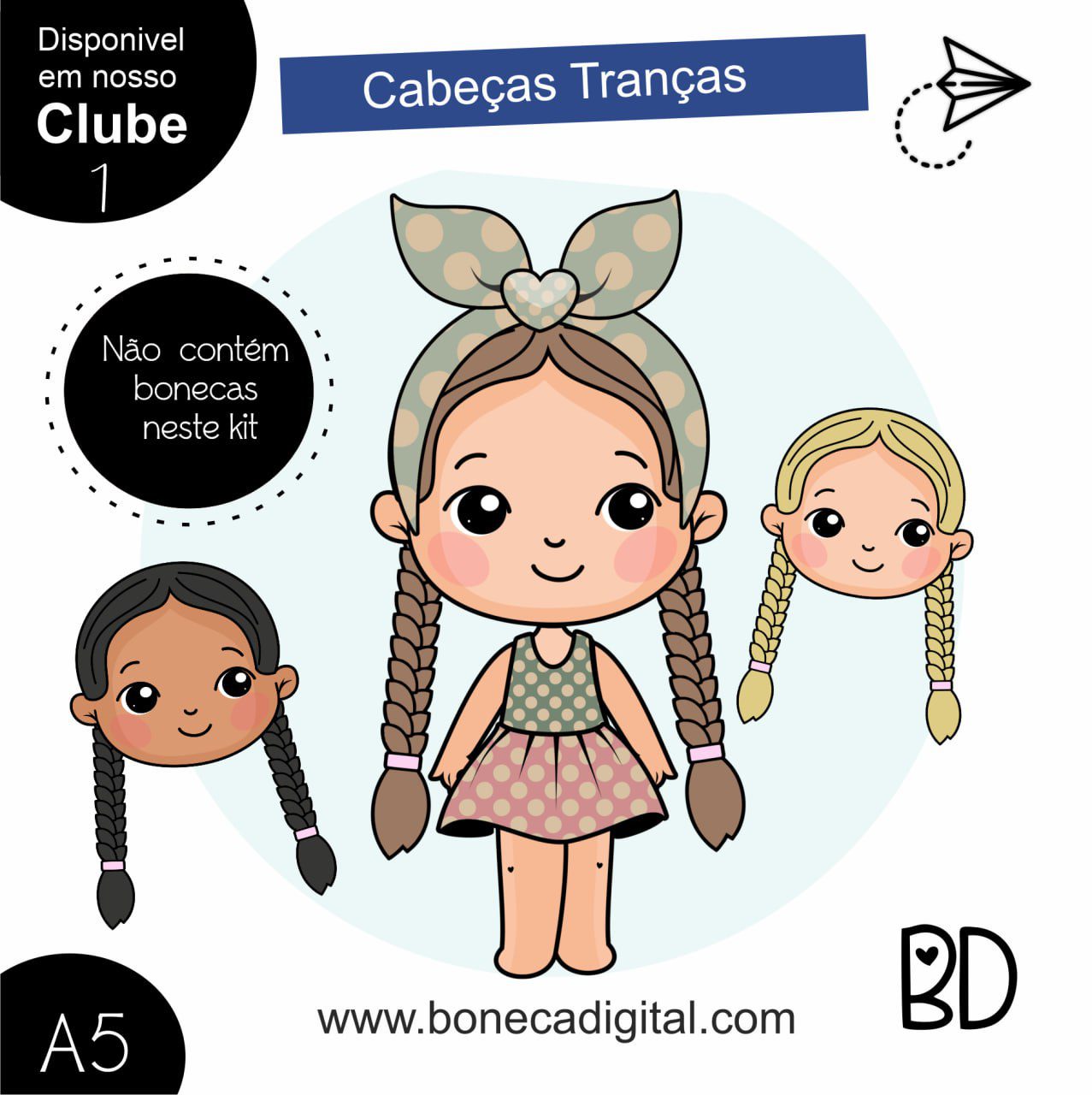 Cabeças Trancinhas Variação Meninas