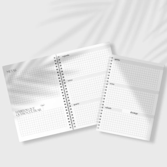 Planner Mensal - Permanente Neutro