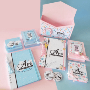 Combo Caixa Envelope Cartonada + Mimos Avós