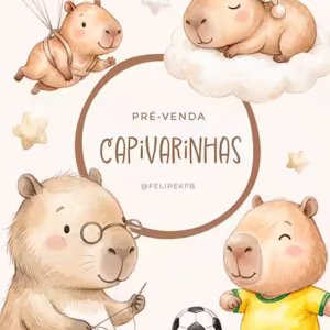 Kit Digital - Ilustração Coleção Capivarinhas