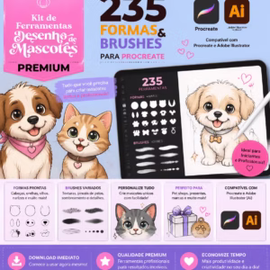 Pack Ferramentas Premium para Procreate