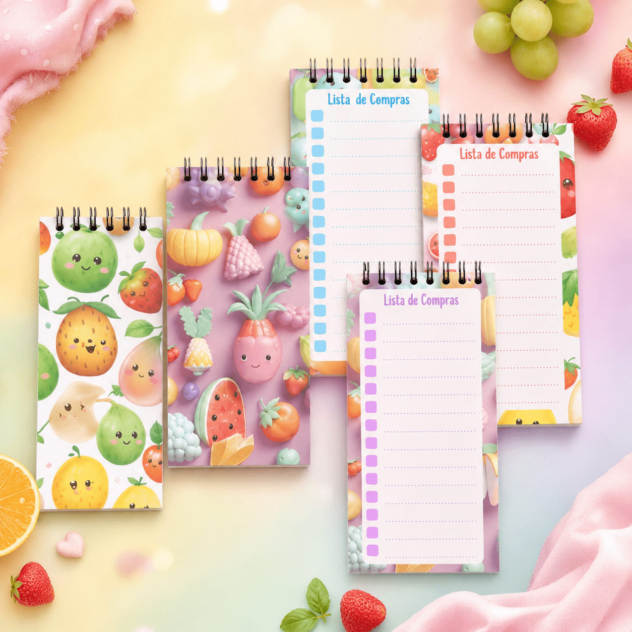 Lista Compras Frutinhas 10x20cm