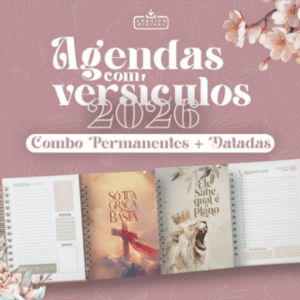 Agendas com versículos - Datada