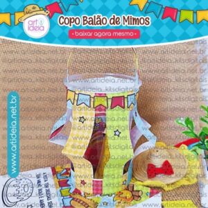 Copo Balão De Mimos (Junino - São João)