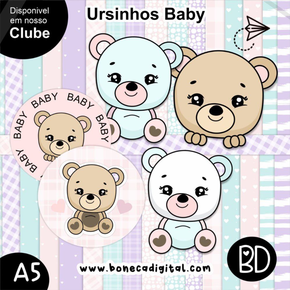Ursinhos Paleta Baby
