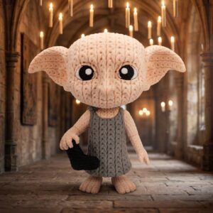 Arquivo Impressão 3D - Dobby (HP) - Crochê