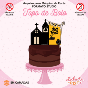 Topo De Bolo Junino - Igreja São João