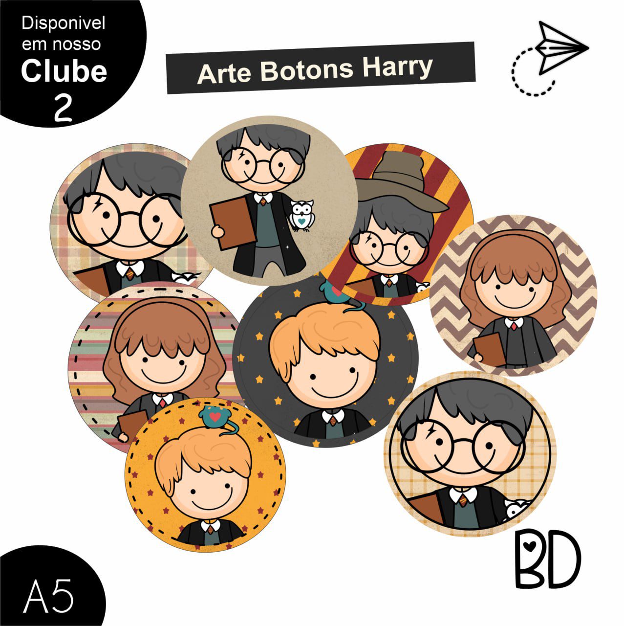 Harry Potter Buttons