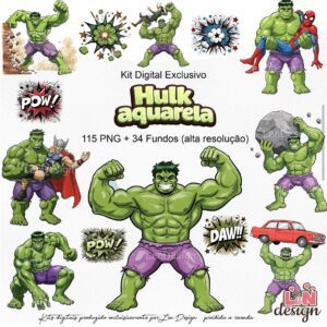 Hulk Aquarela