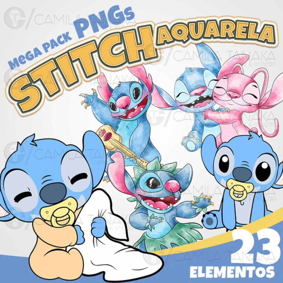 Stitch Aquarela