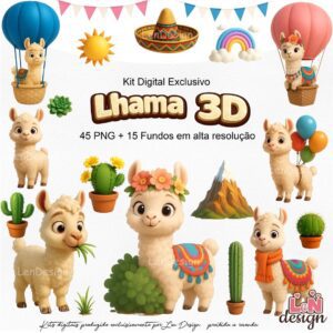 Lhama 3d