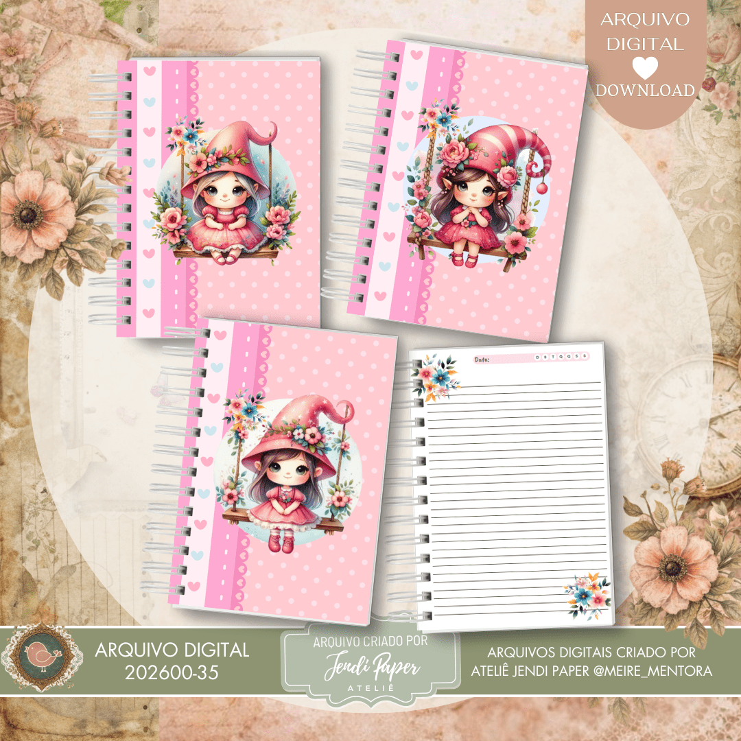 Arquivo Encadernação - Duende Cute