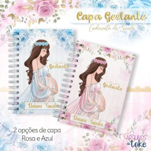 Capas Caderneta Gestante - Floral
