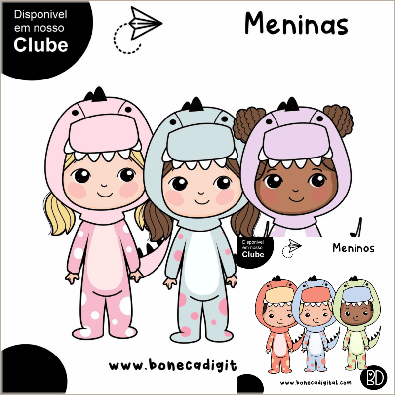 Mascotinhos Dino