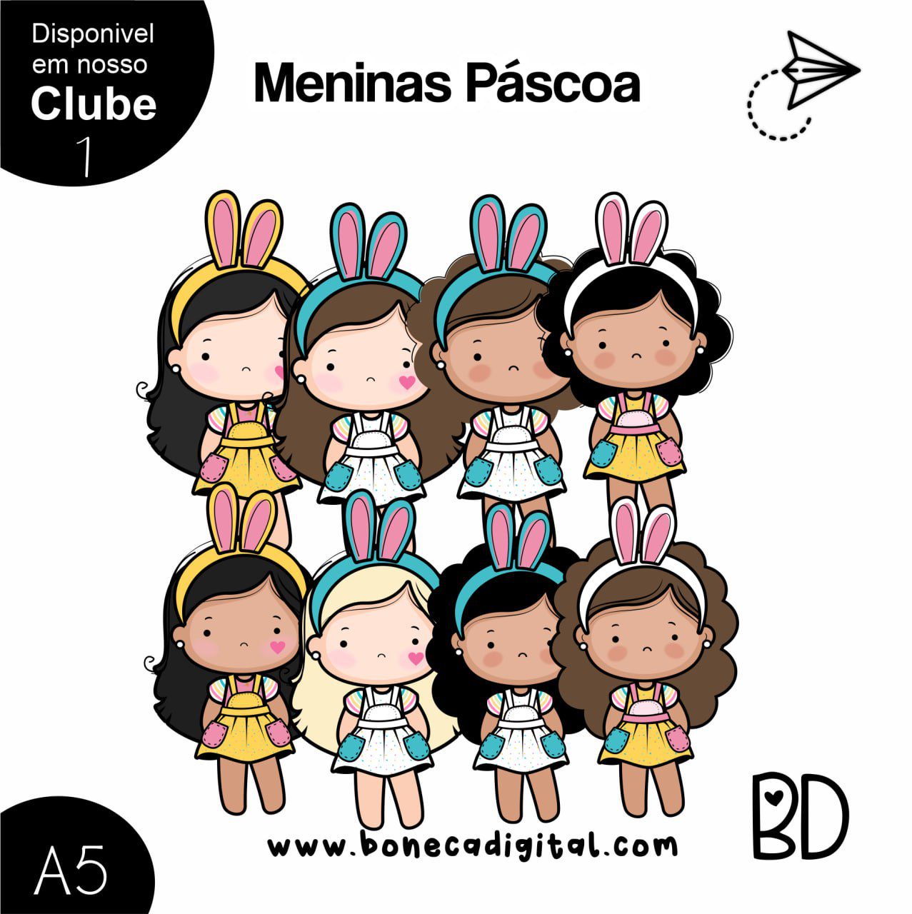 Meninas Páscoa 2024