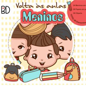 Meninos Volta Às Aulas