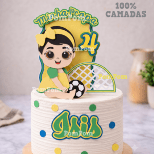 Topo De Bolo Minha Primeira Copa Isis