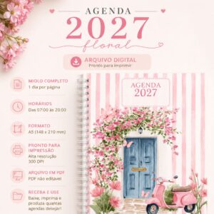 Encadernação - Coleção Mediterraneo - Agenda 2027