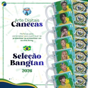 Pack de Artes - Seleção BTS - Brasil 2026