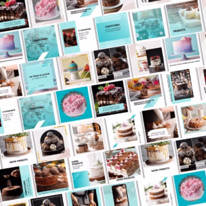 Pack Template Canva Bolos Finos