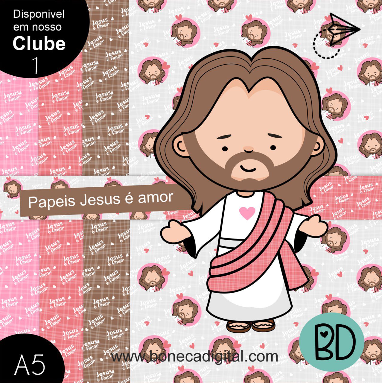Papeis Jesus É Amor