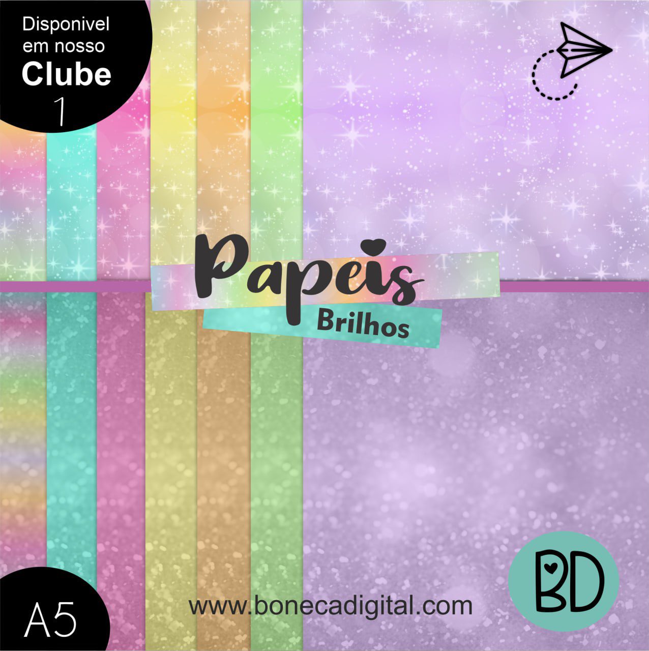 Papeis Brilhinhop