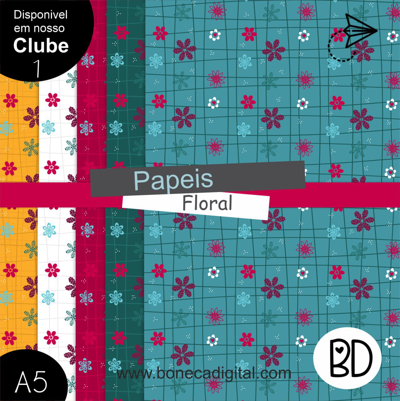 Papeis Florais