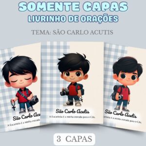 Capas Livrinho de Orações - São Carlos Acutis